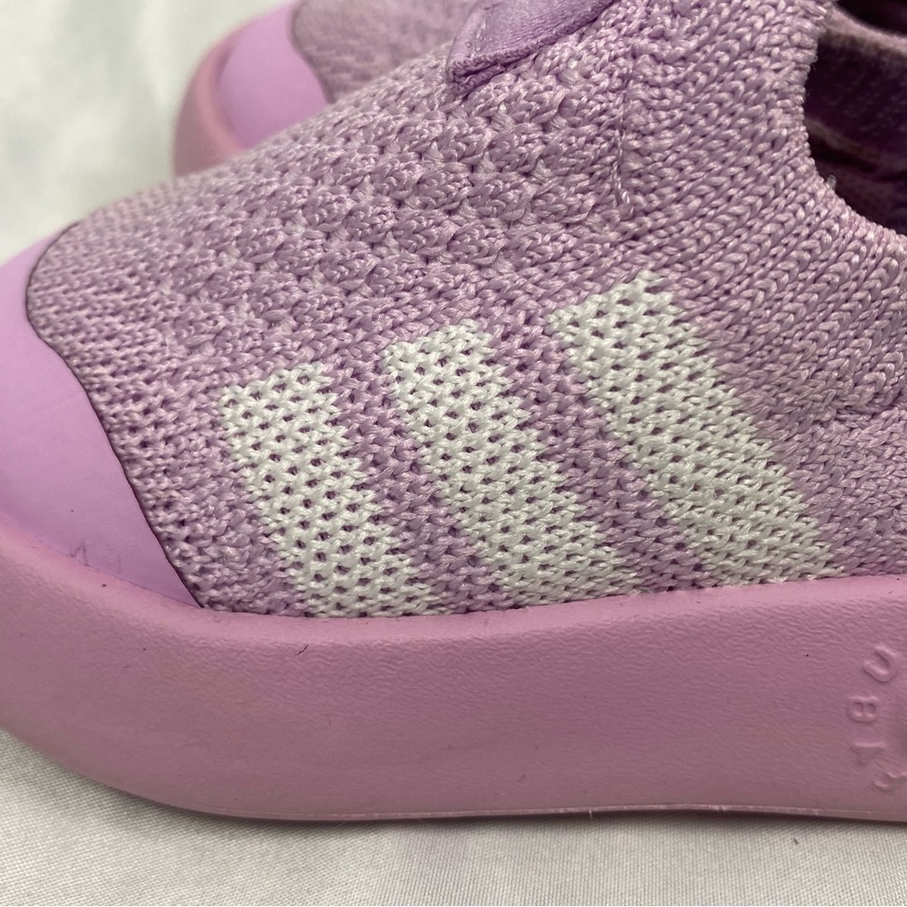 Adidas Baby Girl Kids Pink Slip-On Sneakers Size 5K - Picture 9 of 16